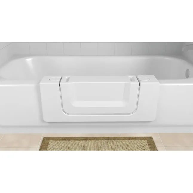 CleanCut Wide White Convertible Bathtub Conversion Kit | C-W-W