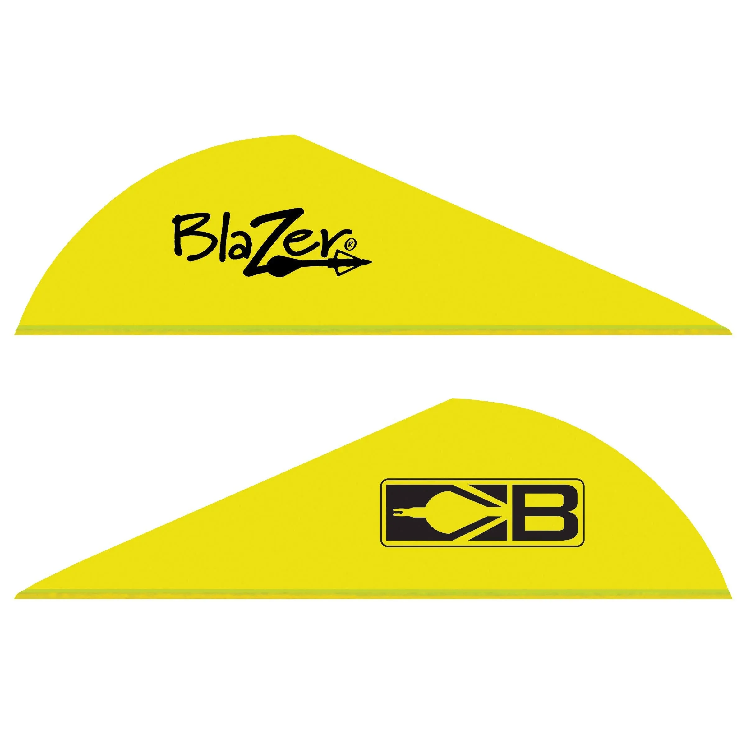 Bohning Blazer Vanes 2" Solid Neon Yellow 100Pk