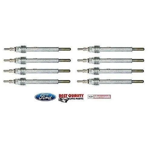 8PCS OEM ZD13 4C3Z12A342AA Glow Plug For Motorcraft 2004-07 F250 F350 F450 6.0L