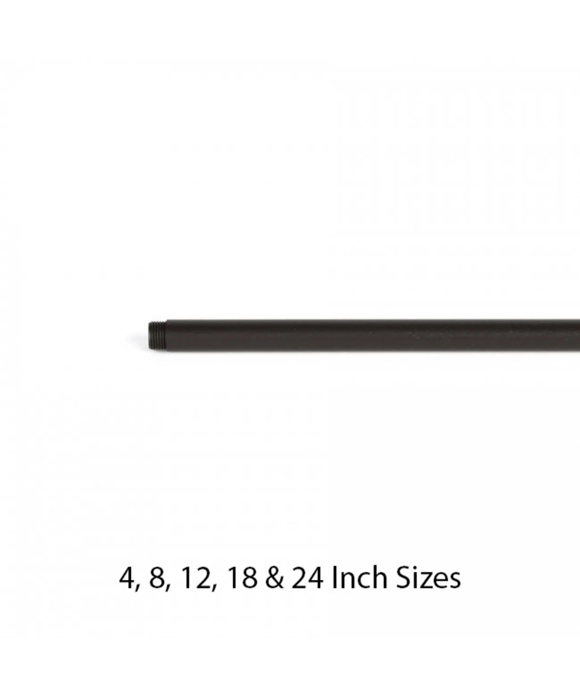 WAC Lighting 8&#034; Extension Rod for Landscape Accent Light, Bronze - 5000-X08-BZ