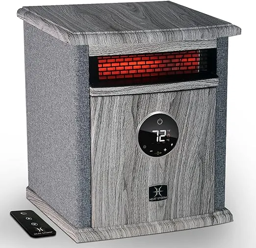 Heat Storm HS-1500-ILODG Cabinet Heater, 15" H x 13.5" W x 11" D, Gray