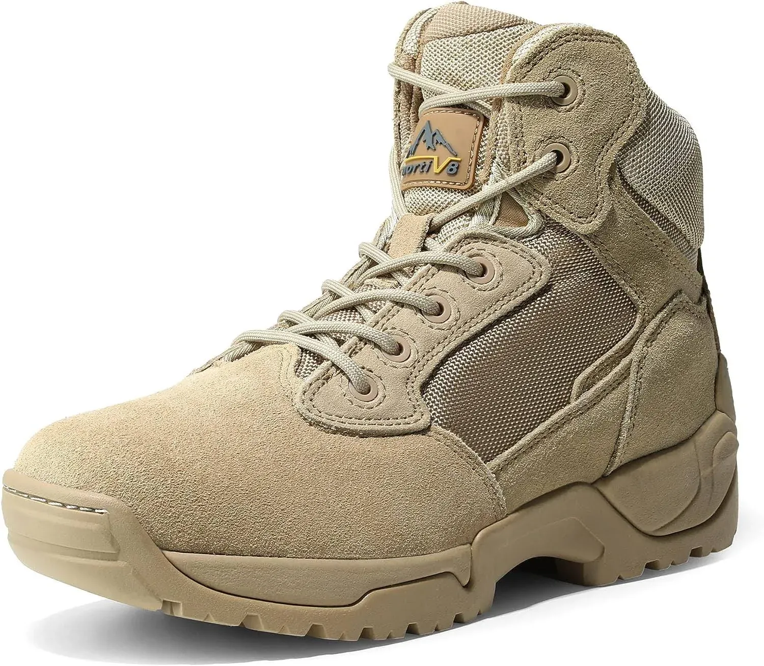 NORTIV 8 Men's Military Tactical Work Boots Hiking Motorcycle Combat Boots