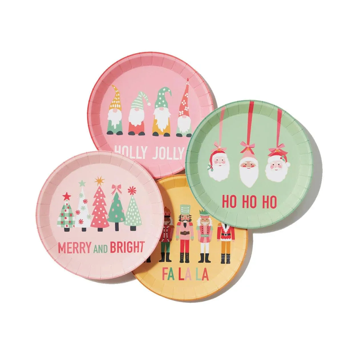 Christmas Characters Small Plates (10 Per Pack)