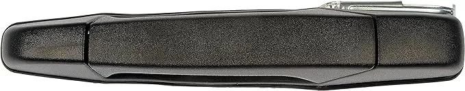 Exterior Door Handle; Textured Black; Rear Driver Side (07-13 Silverado 1500 Crew Cab)