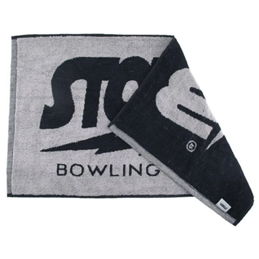 Storm Woven Towel Black Grey