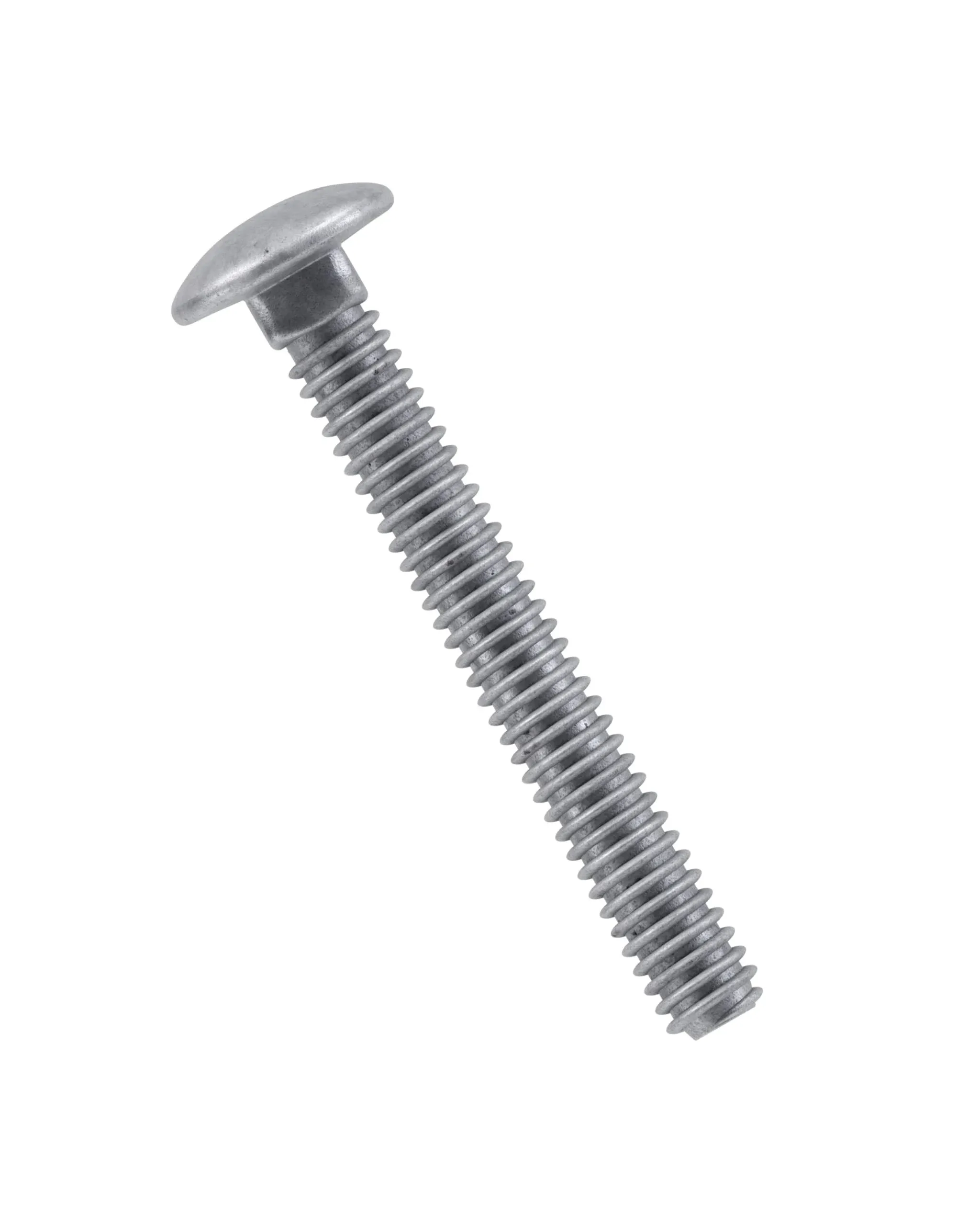 Hillman Group Galvanized Carriage Bolt 1/4” x 1”, 100 Count, Blunt Point, Alloy