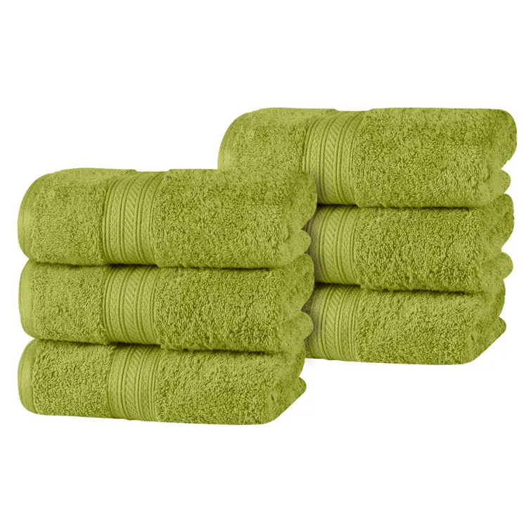 Cotton Plush Soft Highly-Absorbent Heavyweight Luxury Hand Towel (Set of 6)Cotton Plush Soft Highly-Absorbent Heavyweight Luxury Hand Towel (Set of 6)