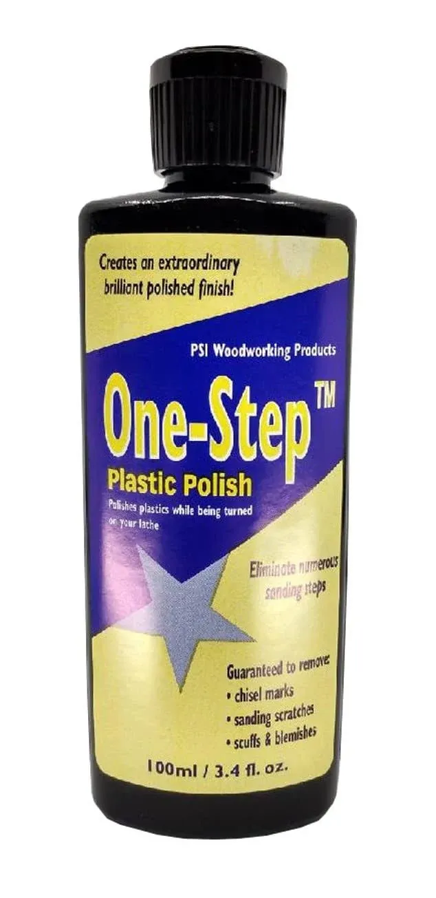 Penn State Industries ONESTEP One-Step Plastic Polish for Woodturning Project Kits, 100ml