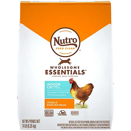 Nutro Wholesome Essentials Indoor Chicken & Brown Rice Recipe Adult Dry Cat Food