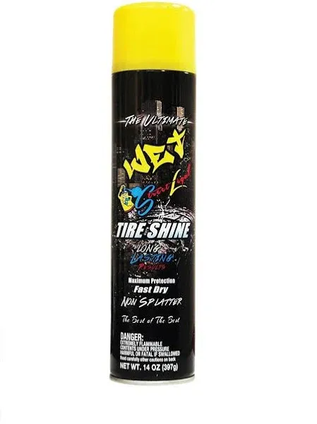 Street Legal Products SL Wet Tire Shine, 14 ounces