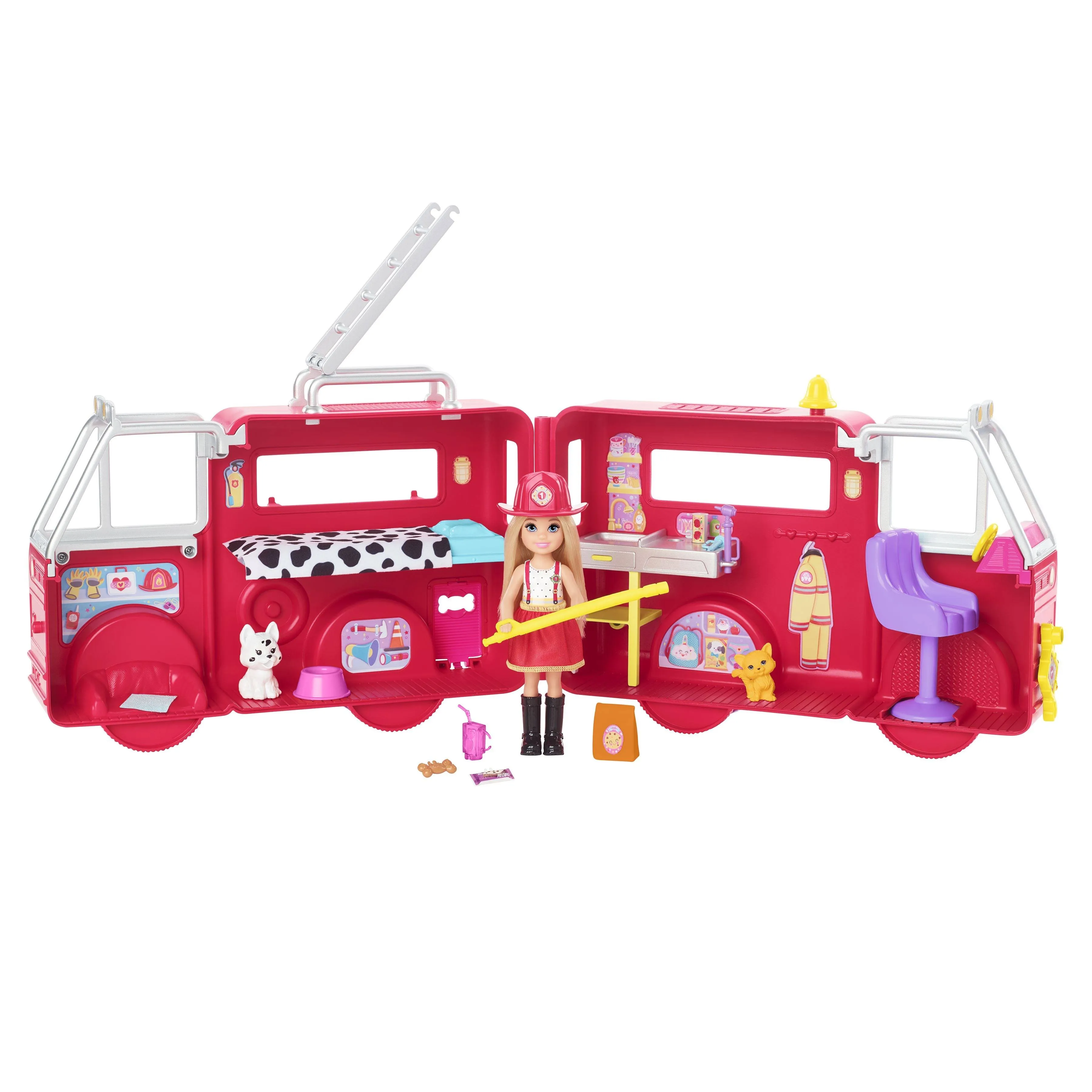 ​Barbie Chelsea Fire Truck Playset