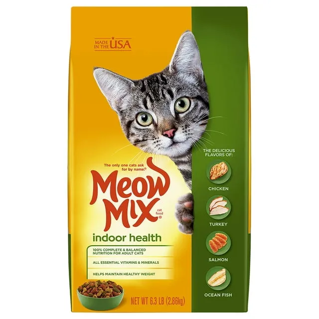 Indoor Health Dry Cat Food, 14.2 Pounds,NEW