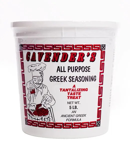 Cavender's All Purpose Greek Seasoning 5 lbs Tub Bulk