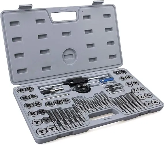 Pittsburgh 60 Piece SAE & Metric Tap and Die Set