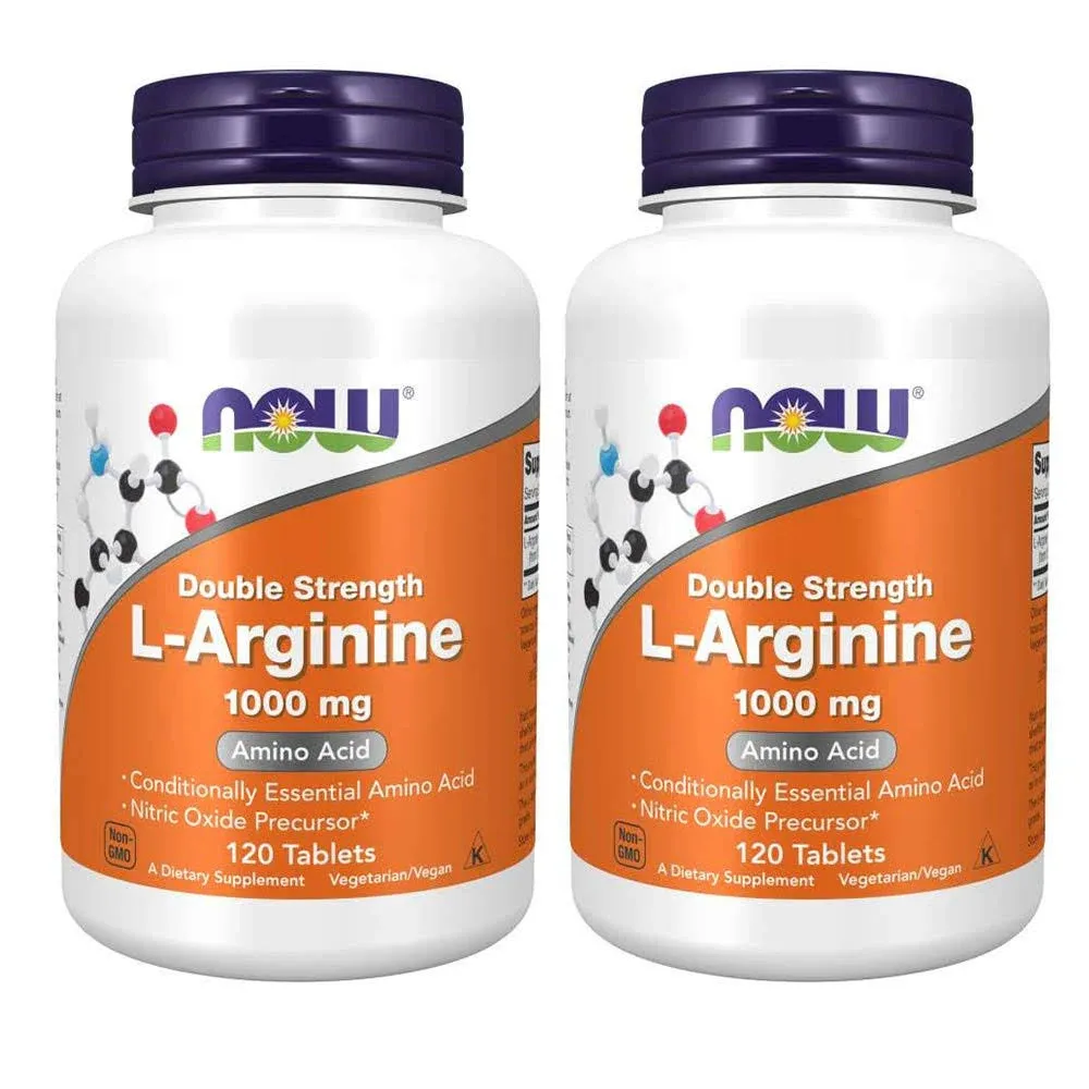 Now L-Glutamine, 1000 mg, Double Strength, 120 capsules