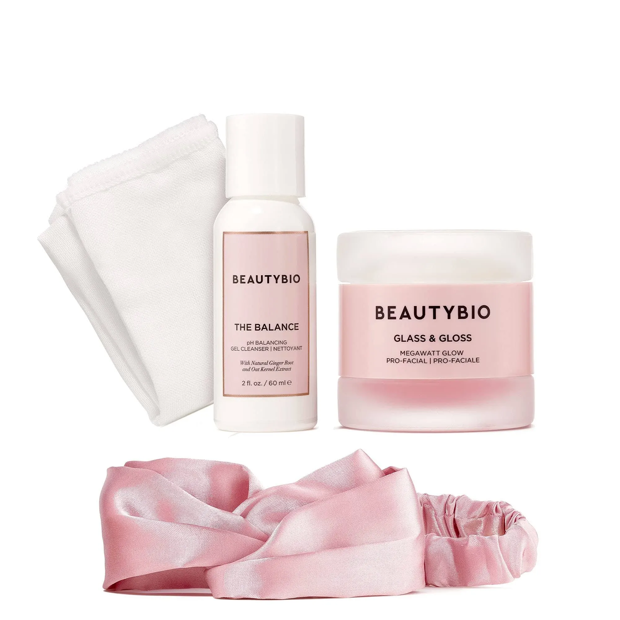 BeautyBio Spa Night In - Cleanse, Exfoliate & Hydrate at Home - Facial Set. New