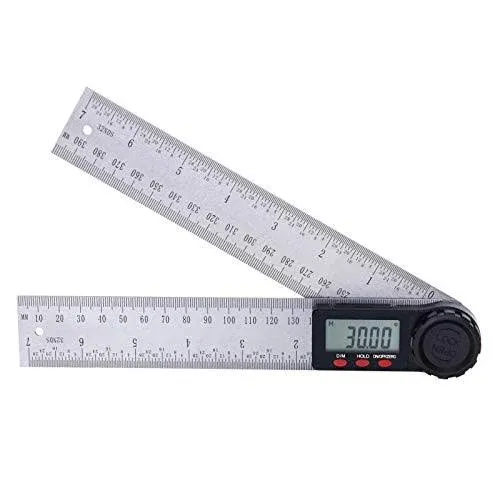 Suncala Digital Angle Finder Protractor with Zeroing and Locking Function 7-Inch ...