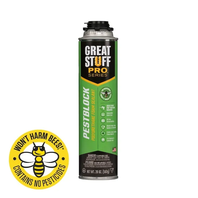 Great Stuff - 11073754 Pro Pestblock Insulating Foam Sealant, 20 fl. oz.