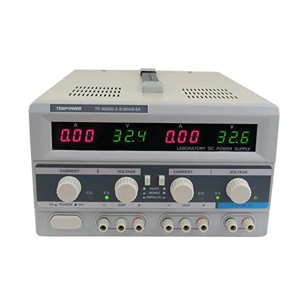 Tekpower TP-3005D-3 Digital Variable Triple Outputs Linear-Type DC Power Supply