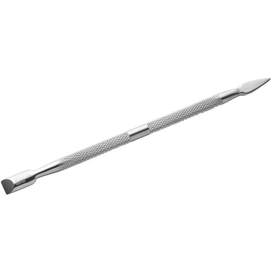 Rui Smiths Pro Cuticle Pusher with 2 Ends - Stainless Steel Manicure Tool - Style 104