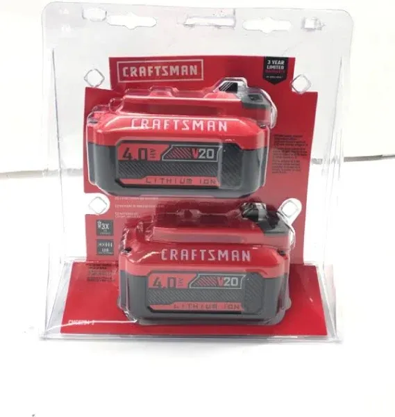 Craftsman CMCB204-2CK Power Tool Battery Kit, V20