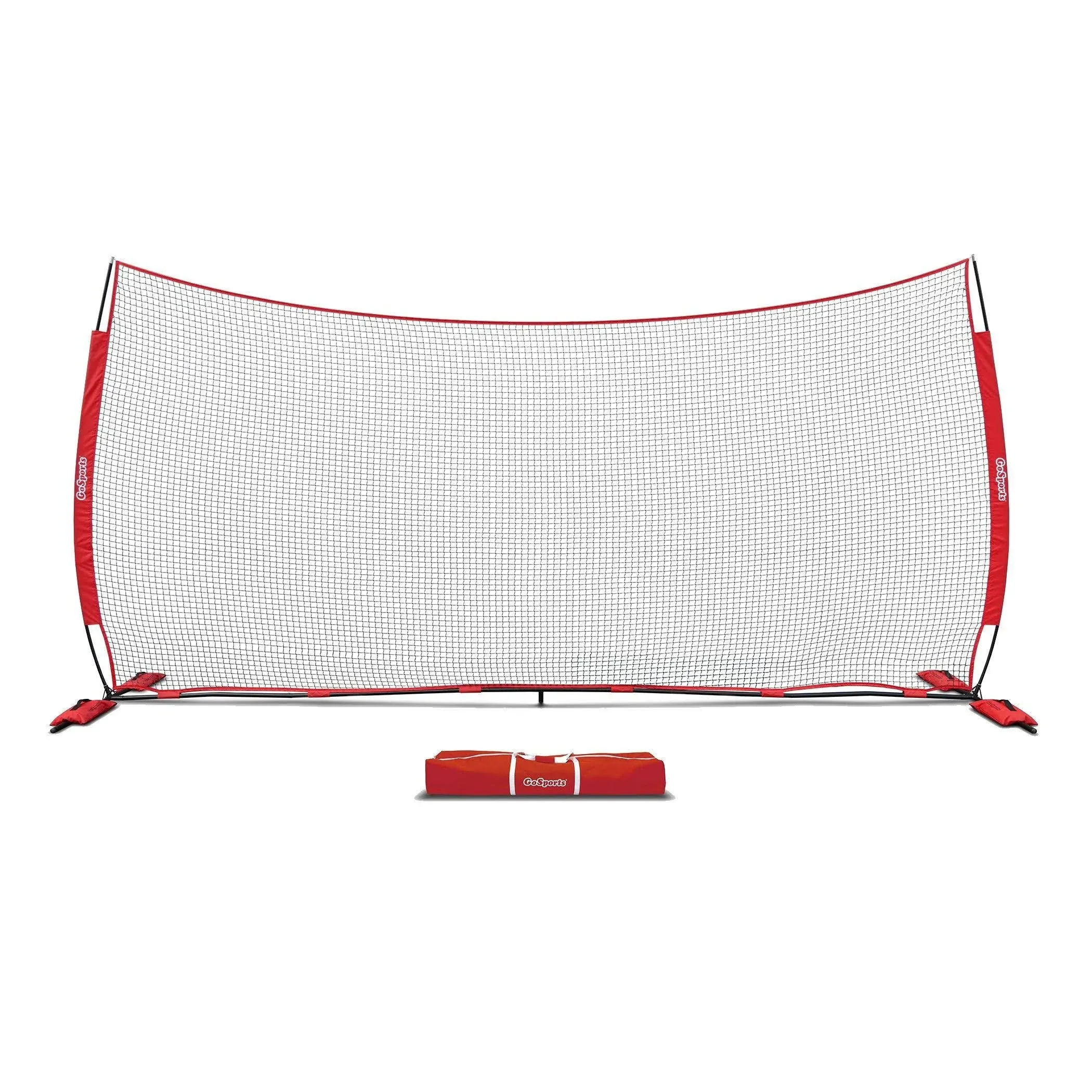 GoSports 20 ft x 10 ft Sports Barrier Net with Weighted Sand Bags