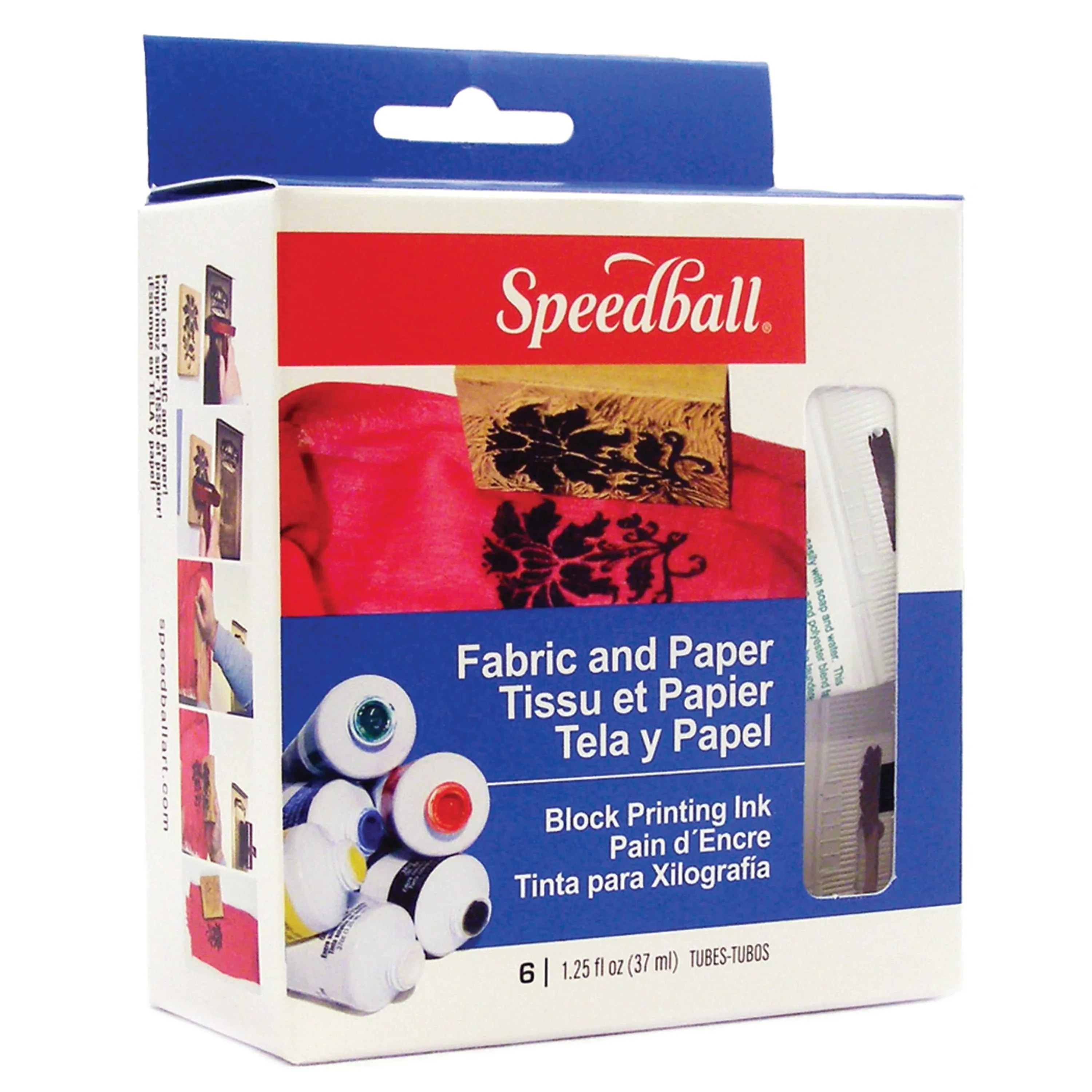 Speedball Fabric & Paper Block Printing Ink Set