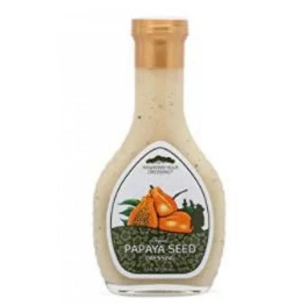 (Pack of 2) Hawaiian Hula Papaya Seed Dressing 8 oz