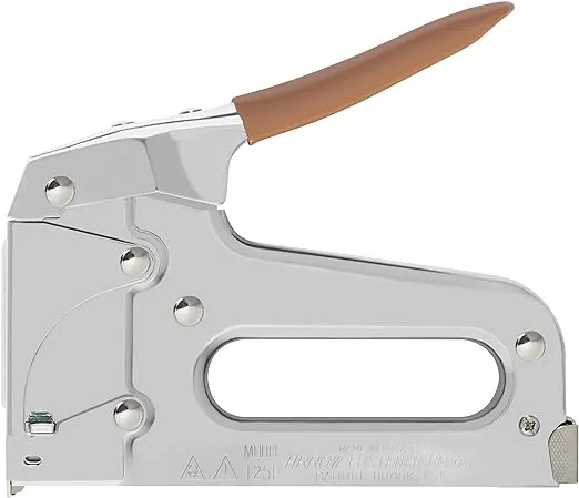 Arrow T25 Heavy Duty Staple Gun for Low Voltage Cables and Wires up to 1/4-Inch Diameter - Silver