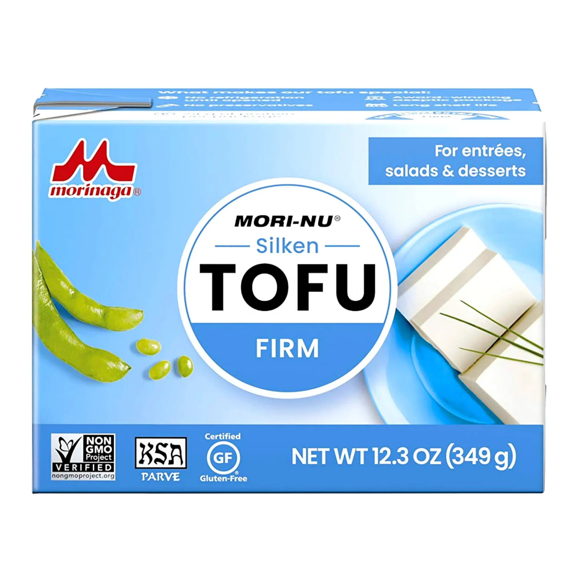 Mori-Nu Tofu, Firm, Silken - 12.3 oz