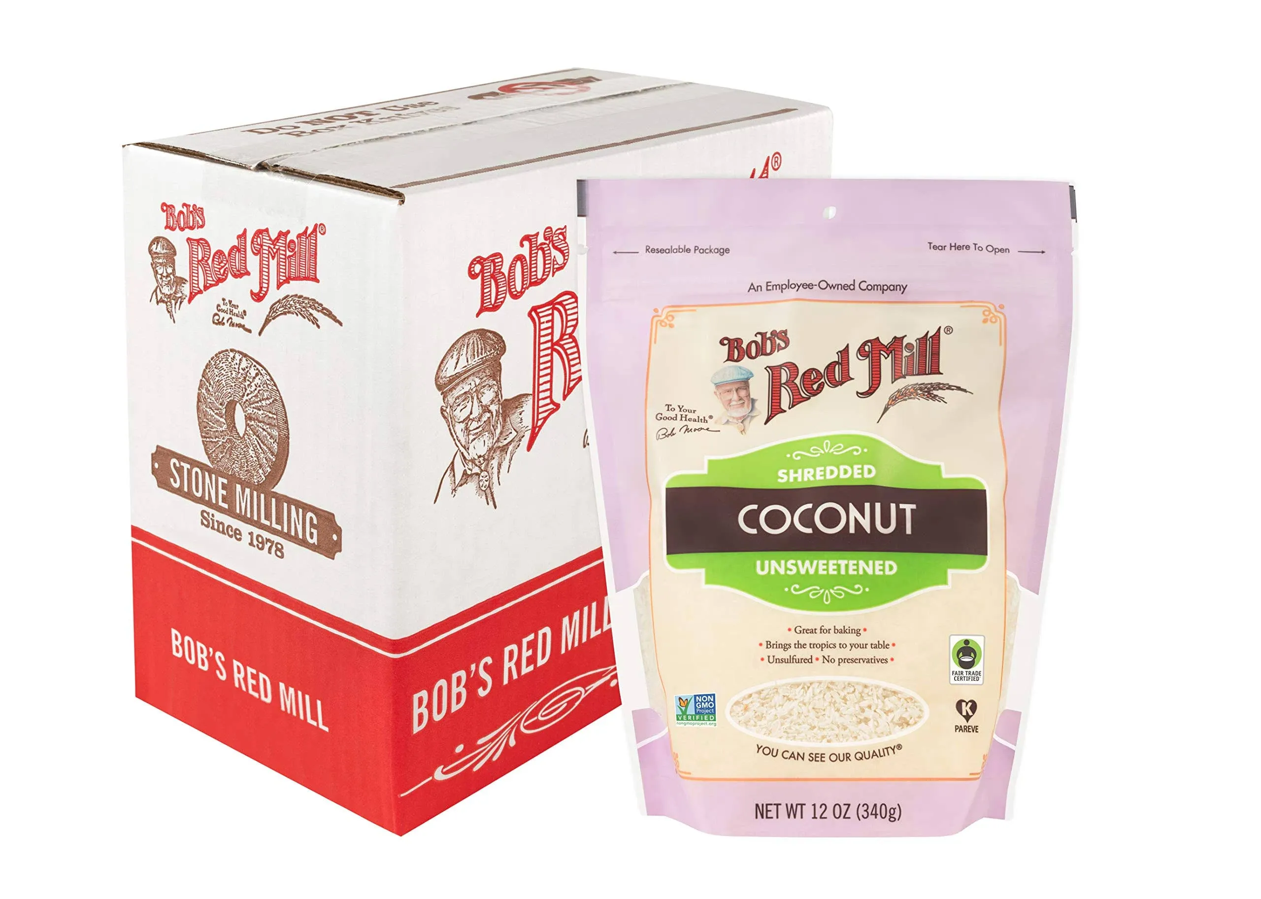 Bob&#039;s Red Mill, Shredded Coconut, 12 oz