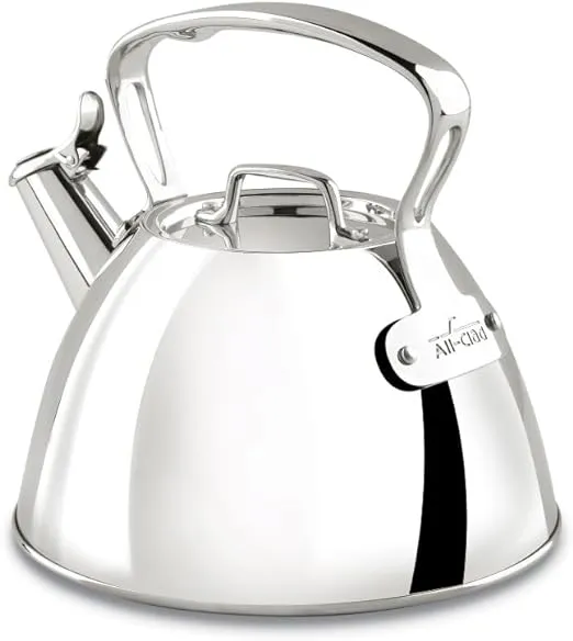 All Clad 2 Quart Stainless Steel Tea Kettle