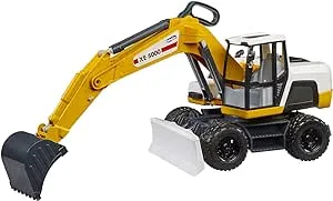 Bruder 03413 Mobile Excavator Yellow/White