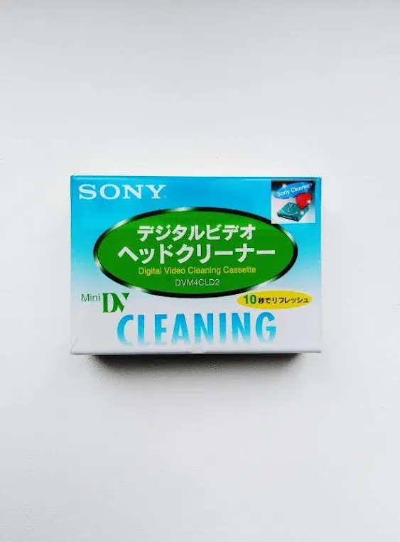 Sony Mini DV Head Cleaner Cleaning Cassette (Dry Type) DVM4CLD2