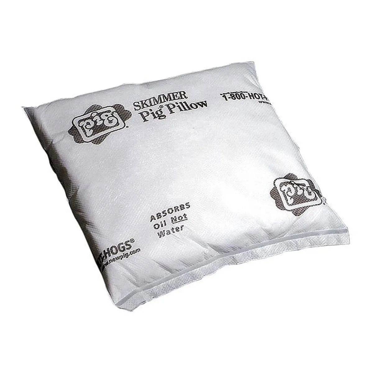 New Pig Absorbent Pillow, Oil-Based Liquids, 5 gal, 12 in x 12 in, Polypropylene ...