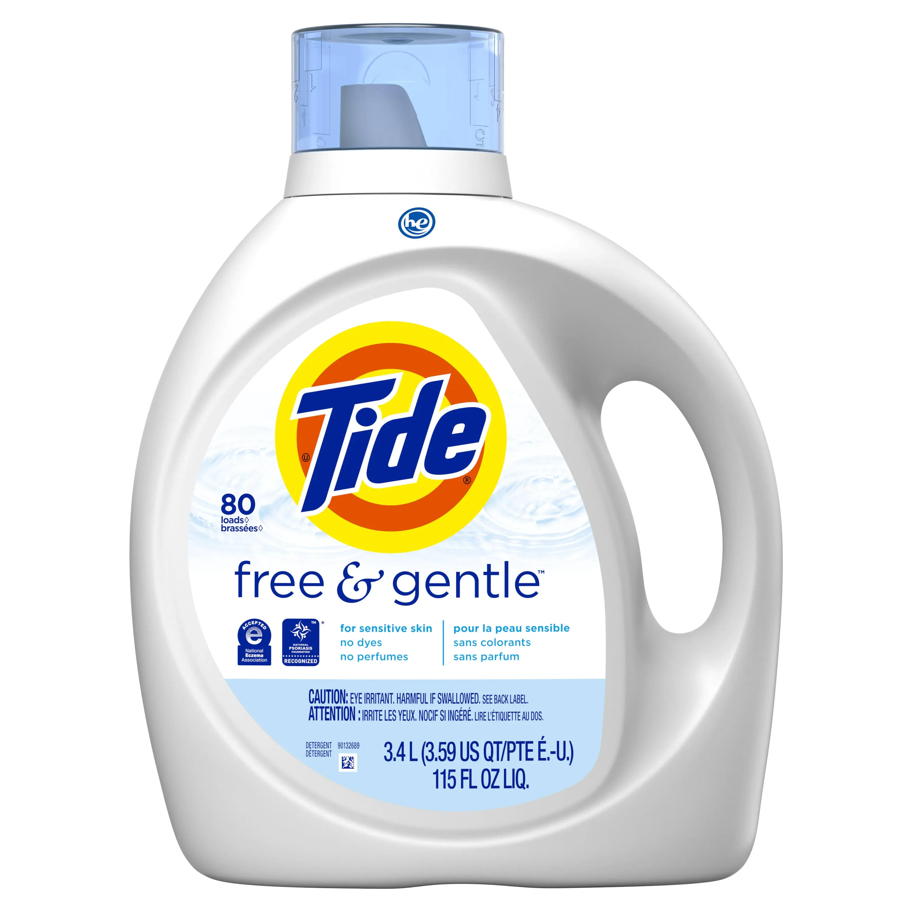 Tide Free & Gentle Liquid Laundry Detergent - 105 fl oz