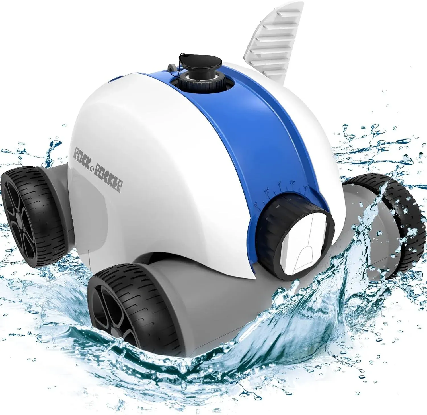 Cordless Pool Cleaner Automatic Robotic Vacuum Rechargeable 5000mah 861 Sq Ft