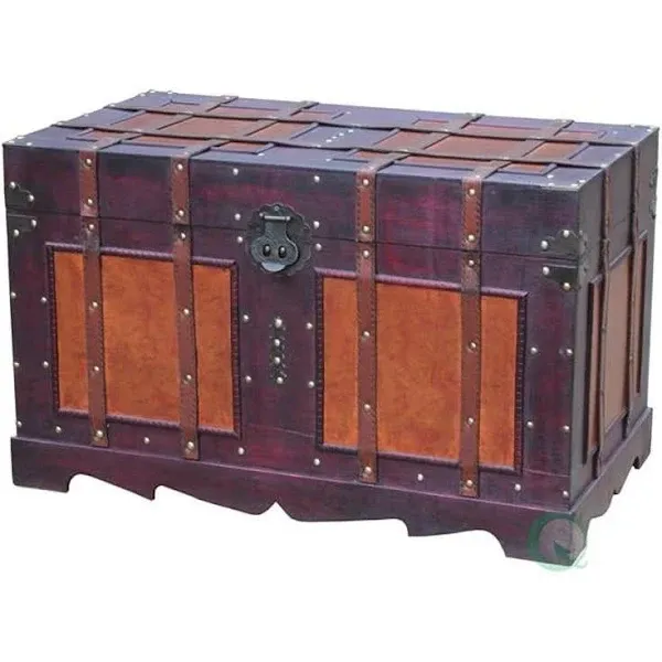 Antique Style Steamer Trunk