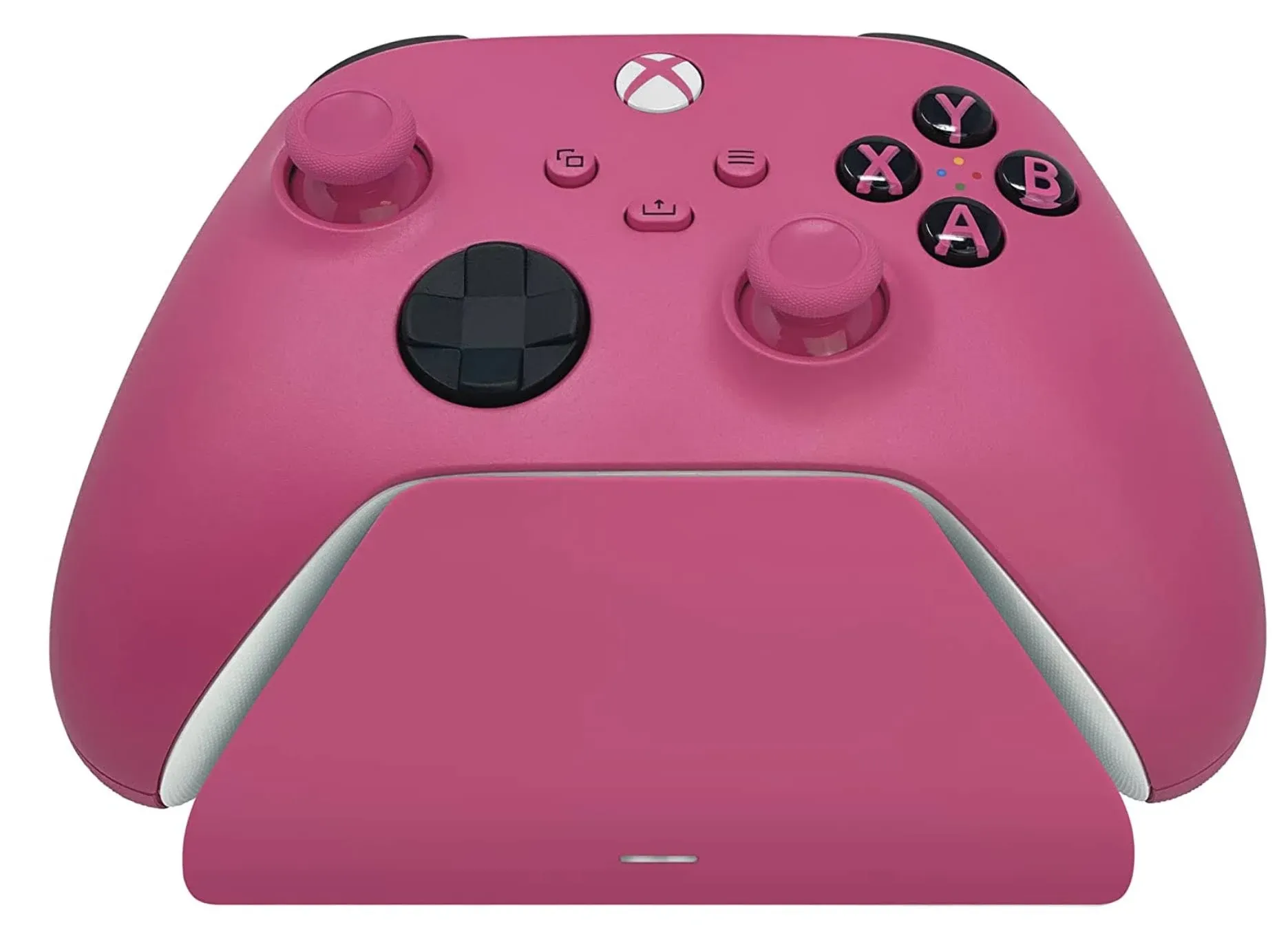 Razer Universal Quick Charging Stand for Xbox Series X|S: Magnetic Secure Charging - Perfectly Matches Xbox Wireless Controllers - USB Powered - Deep Pink (Controller Sold Separately)