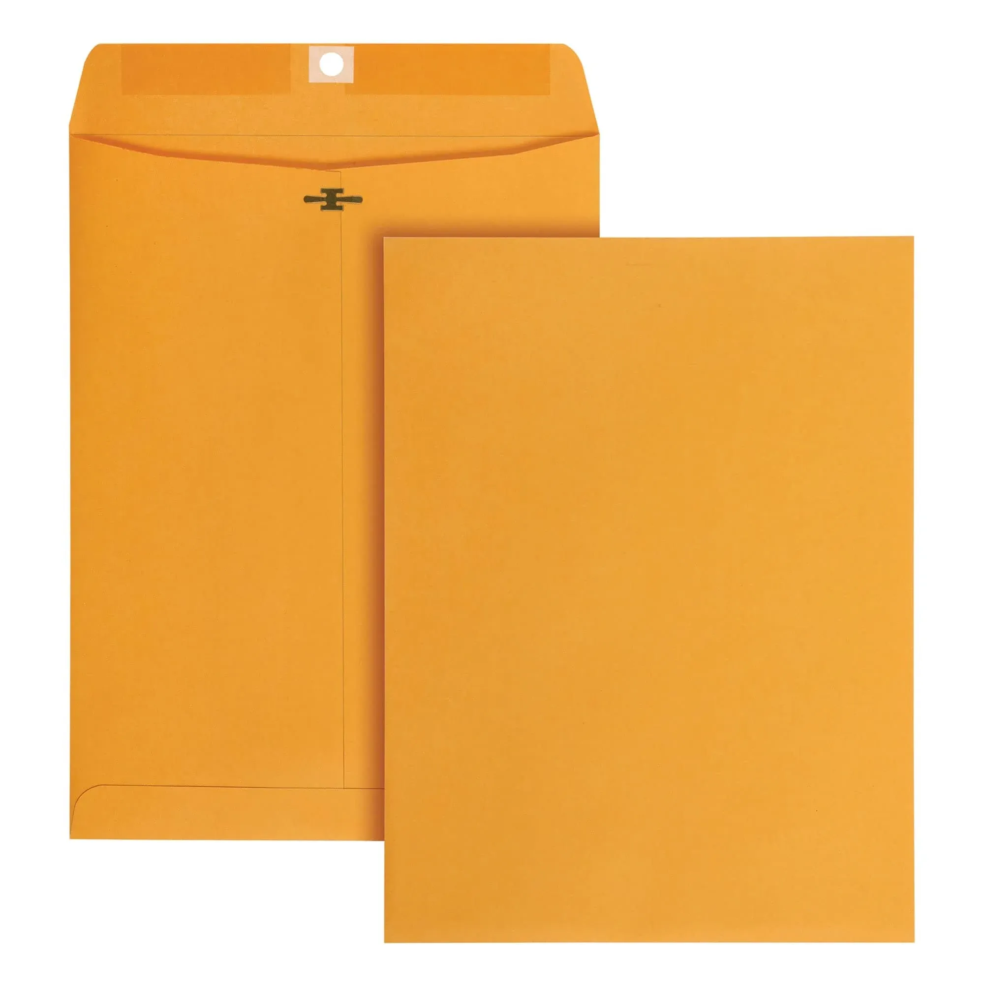 Quality Park 11-1/2 x 14-1/2 Clasp Envelopes, Clasp and Gummed Closures for Storing or Mailing Large Documents, 28 lb Kraft Paper, 100 per Box (QUA37905)Quality Park 11-1/2 x 14-1/2 Clasp Envelopes, Clasp and Gummed Closures for Storing or Mailing Large 