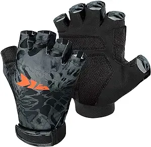 KastKing Gil Raker Gloves UPF50+ Fishing Gloves UV Protection Gloves Sun Gloves ...