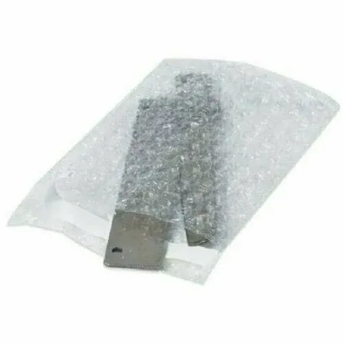 100 - 4x5.5 Bubble Out Pouches Bags Wrap Cushioning Self Seal Clear 4&#034; x 5.5&#034;