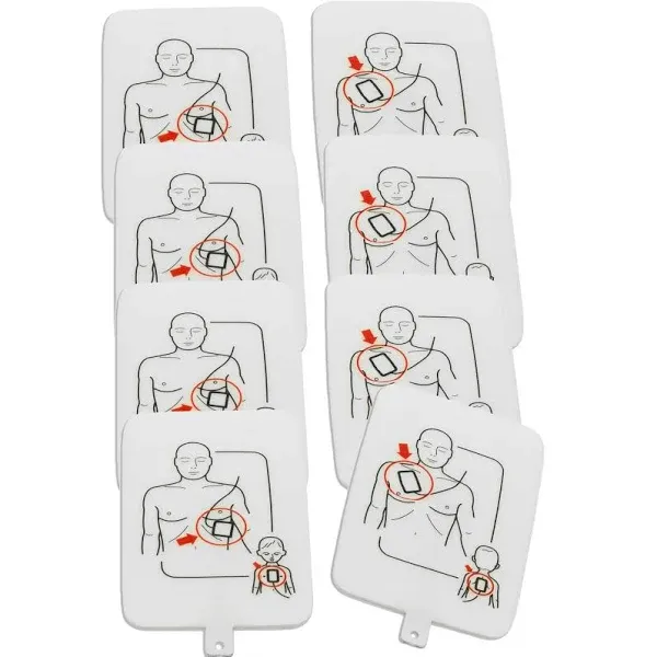 Prestan Professional AED Trainer Pads 4 Pack