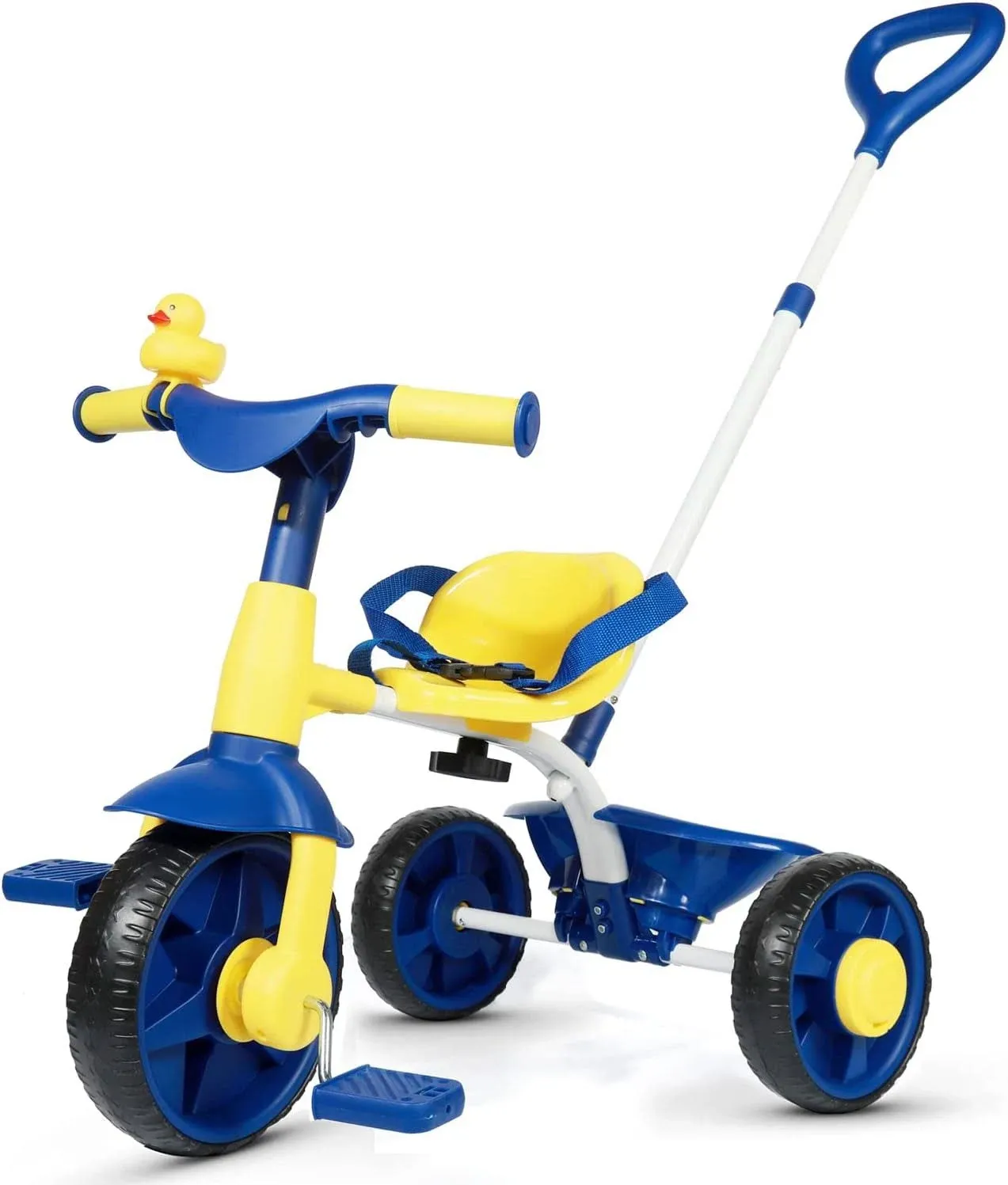 KRIDDO 2 in 1 Kids Tricycles Age 18 Month to 3 Years, Eva Wheels Upgraded Trikes ...