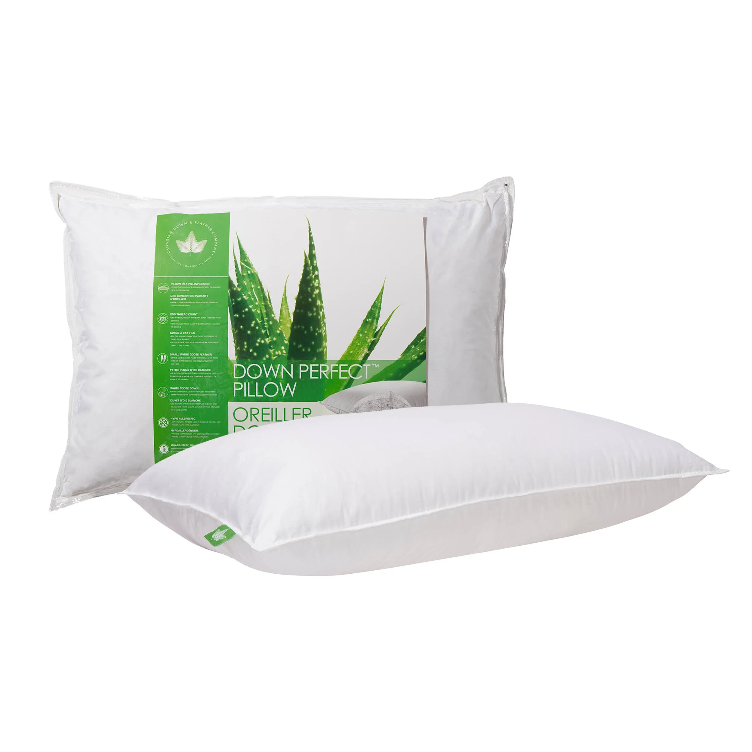 Canadian Down & Feather Company Down Perfect Pillow - Standard - Medium