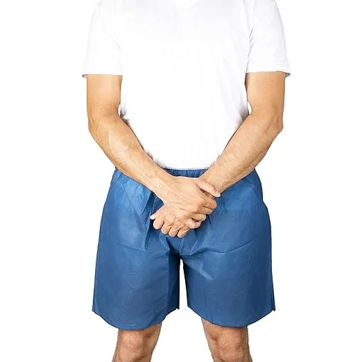 Dukal 360 Patient Exam Wear, Short, Non-Sterile, Unisize, Dark Blue (5 Bags/Case 10 Bag) (Pack of 50)