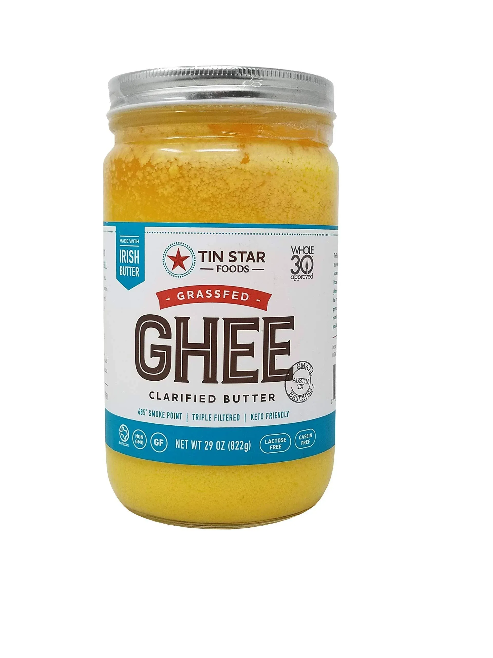 Tin Star Foods Grassfed Ghee Clarified