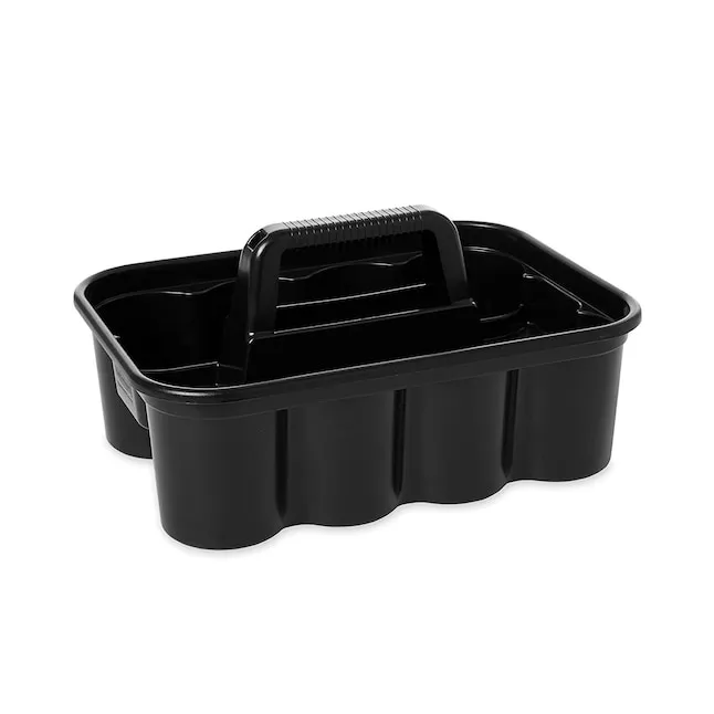 Rubbermaid Commercial Deluxe Carry Cleaning Caddy Black