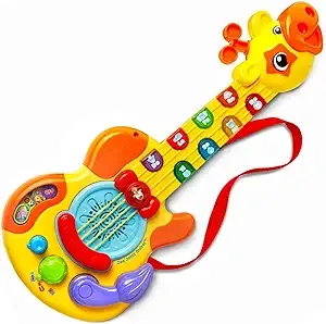 VTech Zoo Jamz Giraffe Guitar - Light Upmusical Animal Sounds 