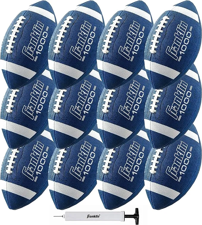 Franklin Sports Black Junior Grip-Rite Football